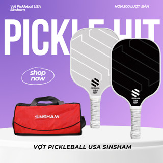 Vợt Pickleball SINSHAM vợt sợi carbon được Pickleball Hoa Kỳ chứng nhận chất lượng