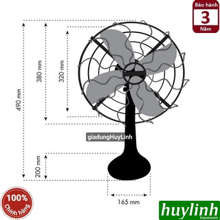 Quạt bàn kiểu cổ Sinwa B301