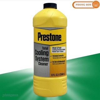 Chai vệ sinh két nước làm mát động cơ Prestone Cooling System Cleaner 946ml AS105R Mỹ