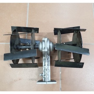 Đầu xới cỏ, đầu xới đất lắp cho máy cắt cỏ cánh nghiêng
