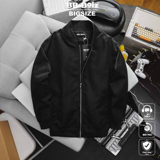 [BigSize] Áo khoác nam BB-Boiz Big Size vải dù bomber form 60kg - 135kg