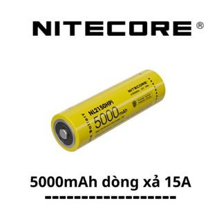  Pin sạc NITECORE NL2150HPi dung lượng 5000mAh dòng xả tối đa 15A 