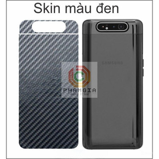 Miếng dán mặt lưng skin carbon Samsung Galaxy A80
