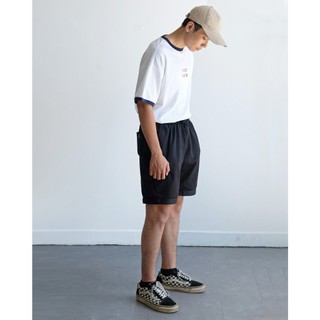 MONAT BLUE - Quần short đen trơn Mini logo