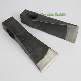 Rìu chặt cây lưỡi dài cán tự chế - D47