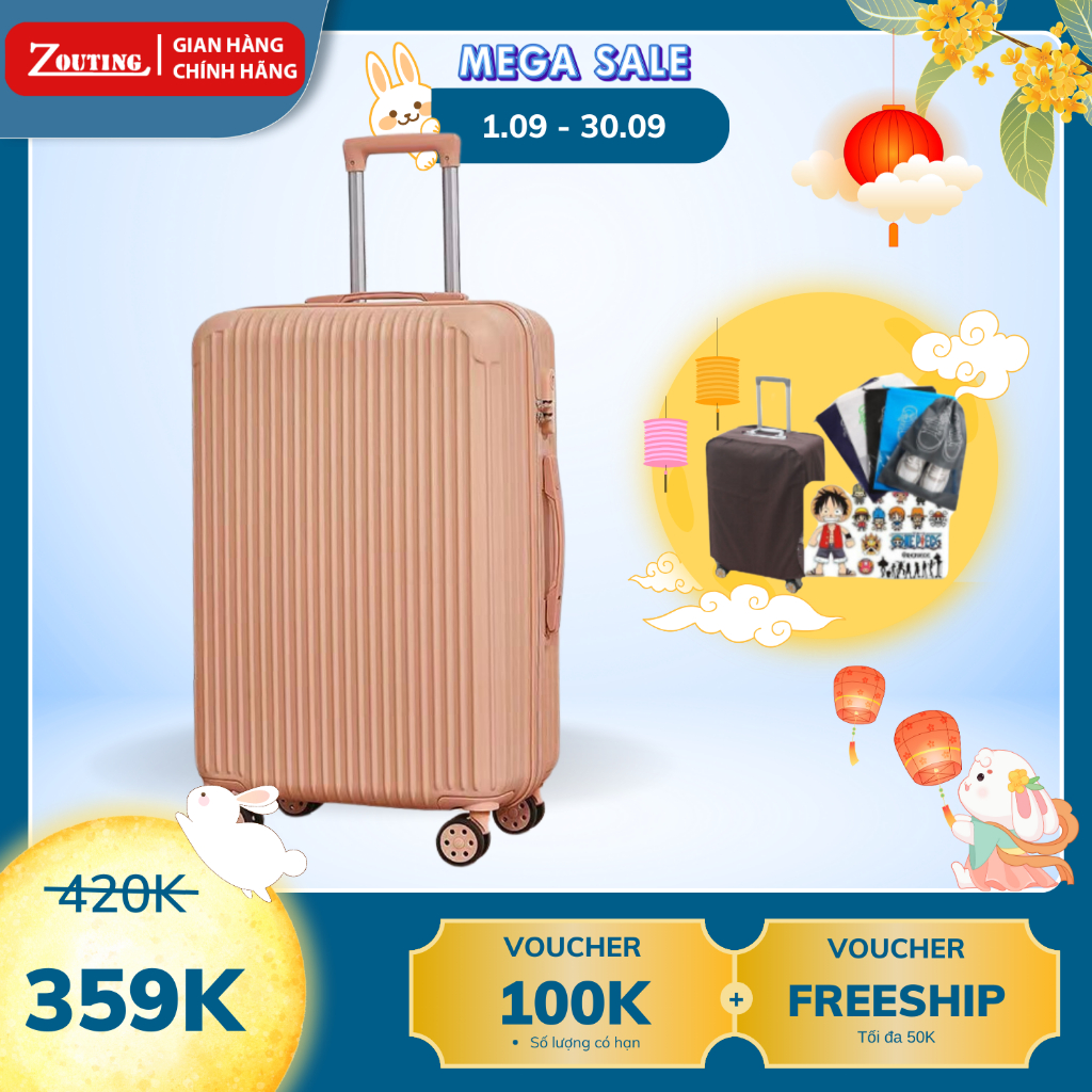 Vali Kéo Du Lịch Cao Cấp Z01, Vali Thời Trang Size 20/24inch Vali Nhựa ABS Cao Cấp BẢO HÀNH 5 NĂM
