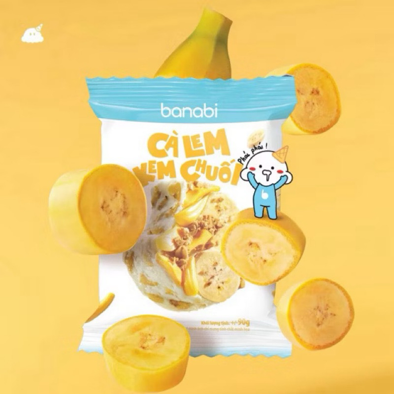 Kem chuối mít banabi 