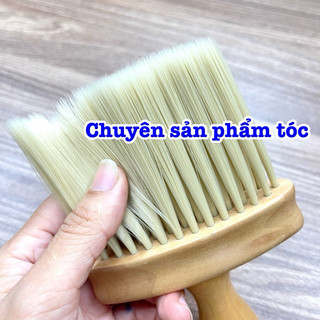 ✅ Chổi phủi tóc cán gỗ Barber K30
