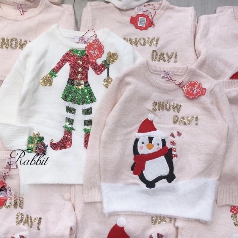 Áo len đính cườm Noel