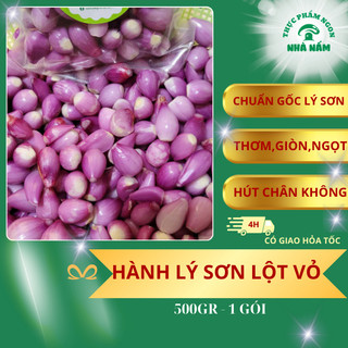 Hành LÝ SƠN Tách Vỏ Hút Chân Không - Gói 500gr