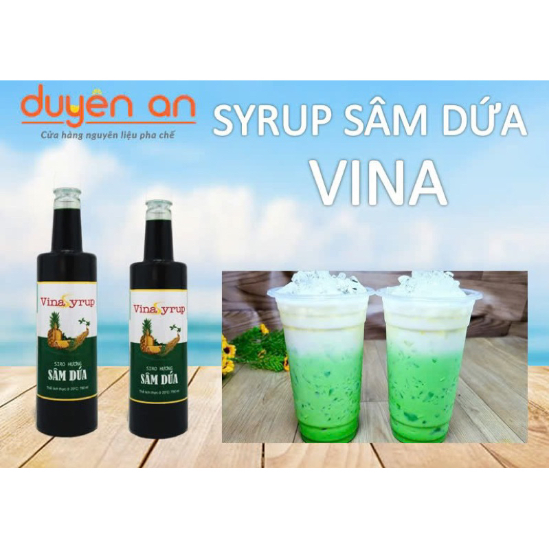 Siro Sâm dứa không đường 750ml