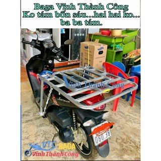Baga chở hàng cho Xe Honda Lead, Janus Yamaha, Grade Yamaha ( có nắp mở cốp xe )