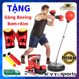 Bóng đấm phản xạ boxing tự đứng - Bóng tập phản xạ dành cho người lớn trẻ em, bóng điều chỉnh được độ cao từ 1m2 đến 1m6