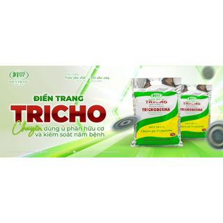 NẤM TRICHODERMA ĐIỀN TRANG - CHUYÊN Ủ VI SINH & DIỆT MẦM BỆNH CÂY TRỒNG - GÓI 1kg
