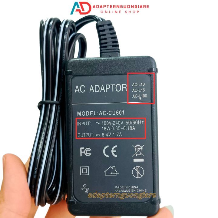 Sạc máy quay Sony DCR-DVD105 bảo hành 1 năm