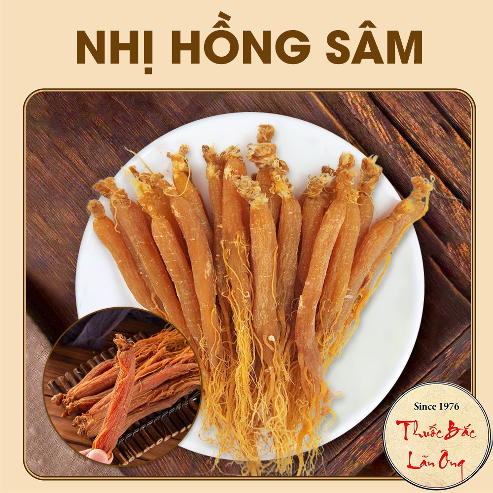 Nhị hồng sâm khô 100g, sâm râu, không tẩm đường, giúp bổ máu, tăng cường sức khoẻ, ngừa ung thư
