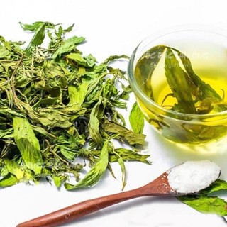 Cỏ ngọt khô 1kg, trà cỏ ngọt, đường ăn kiêng, tạo vị ngọt tự nhiên, dùng cho người ăn eat clean