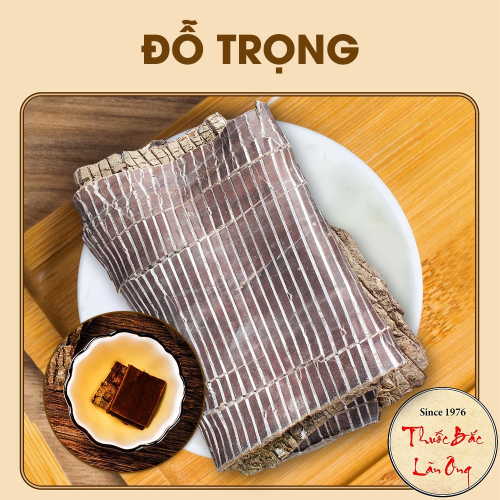 Đỗ trọng bắc 500g, miếng to, dập sợi đẹp, khô, thơm - Lãn Ông