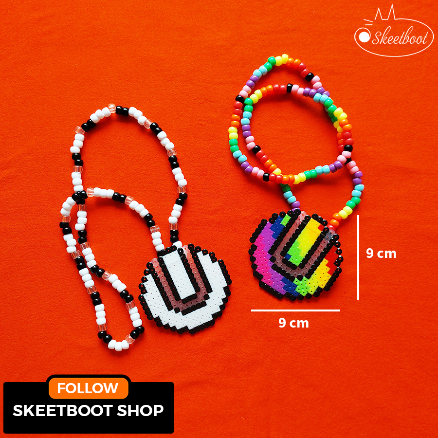 Vòng kandi Ultra CÓ ĐÈN LED - vòng cổ perler Ultra Music Festival - phụ kiện edm festival raver