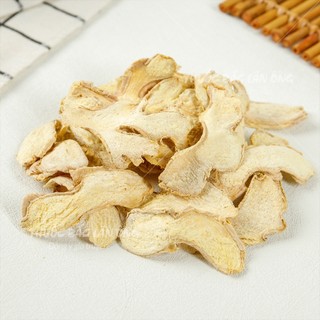 Gừng lát sấy khô 1kg, thơm cay, dùng pha trà gừng, gia vị nấu ăn, xông hơi, tốt cho sức khỏe