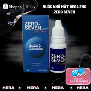Nước Nhỏ Mắt Đeo Lens Hàn Quốc Zero Seven Nước Mắt Nhân Tạo Đeo Kính Áp Tròng - Hera Lens