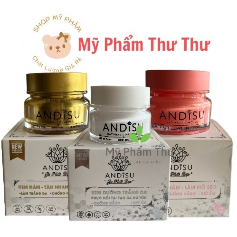 Kem Andisu Ngăn Ngừa Nám Mụn Tàn Nhang
