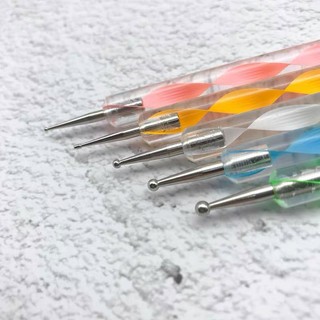 Bộ bút chấm bi 5 cây, set bút chấm bi 5 cây làm nails