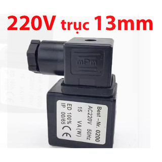 Cuộn coin trục 13mm 220V thay thế van điện từ