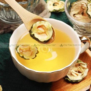 Mướp đắng khô 1kg, khổ qua, thái lát mỏng, thơm, hỗ trợ tiểu đường, hạ mỡ máu, mát gan, detox