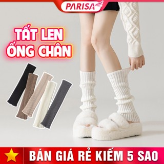 Tất Vớ Len Ống Chân Dưới Gối Gân Dọc Thẳng Ấm Áp Cực Xinh P2578