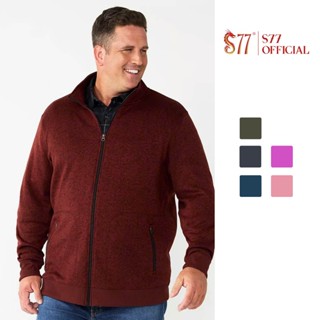 [90-150kg] Áo khoác bomber nam len nỉ siêu nhẹ ấm Sonoma big size to S77.SP012129.1