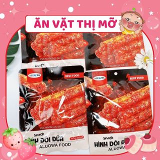 Snack Hình Đôi Đũa Aluowa Food gói 55gr, Gói Cay Ăn Vặt Ngon, Snack Cay ăn vặt cổng trường