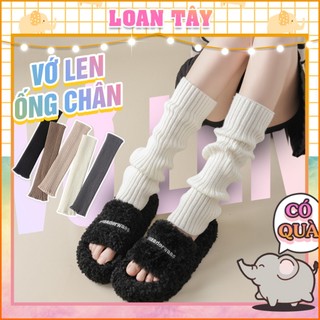 Tất Vớ Ống Chân Style Hàn Gân Dọc Thẳng Ấm Áp Xinh Xắn L2578