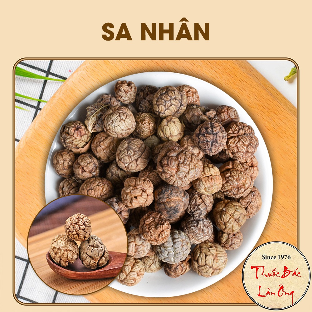 Sa nhân khô 500g, hạt to, sạch, nguyên hạt, không lẫn tạp chất - Lãn Ông