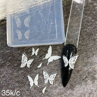 Phụ kiện Nails - Khuôn silicon Hồ điệp 1