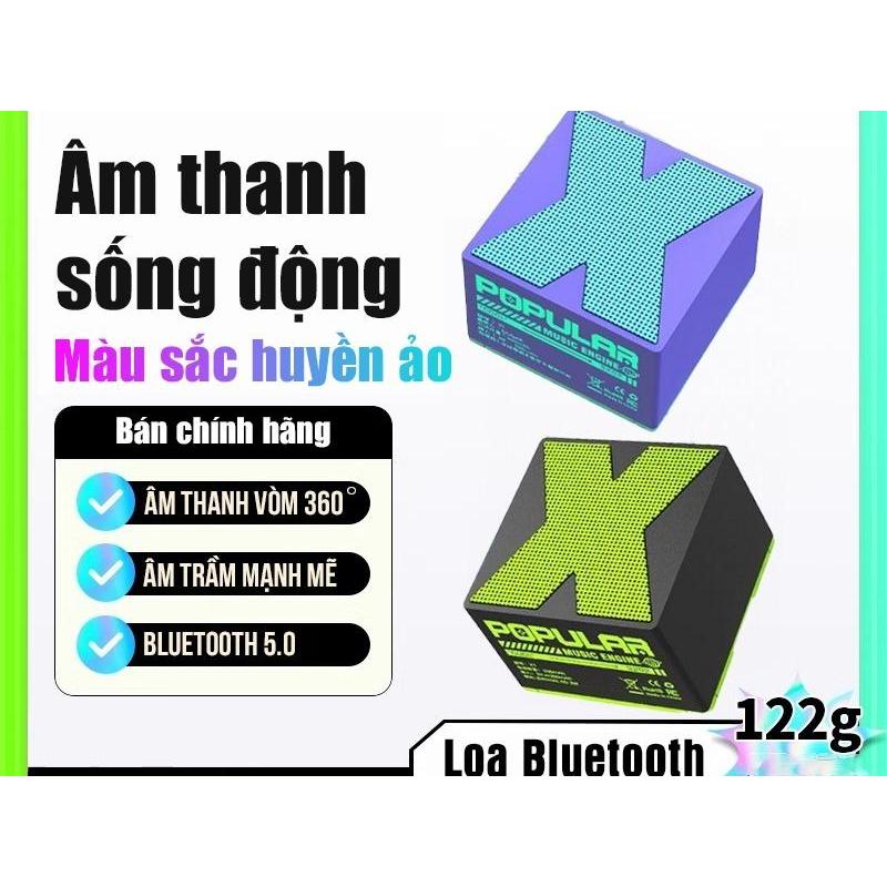 Loa Bluetooth Mini Chữ X Âm thanh sống động Thiết kế nhẹ Loa siêu trầm loa bluetooth bass mạnh