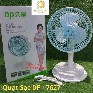 Quạt sạc để bàn đa năng dp-7627-1434, sạc cổng usb 5v - quạt sạc siêu mát mini fan