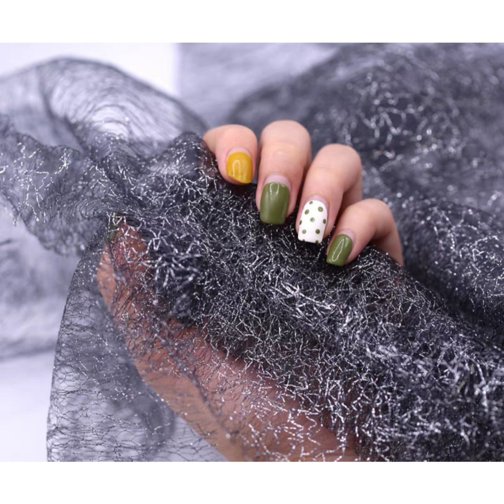 phụ kiện ren lưới chụp ảnh nail