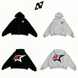 ÁO HOODIE ZIP UNISEX EIGHT START / FROM BOXY - N.E.K.K