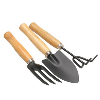 Bộ dụng cụ làm vườn 3 món Xẻng+Cào+Chĩa