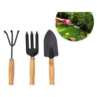 Bộ dụng cụ làm vườn 3 món Xẻng+Cào+Chĩa