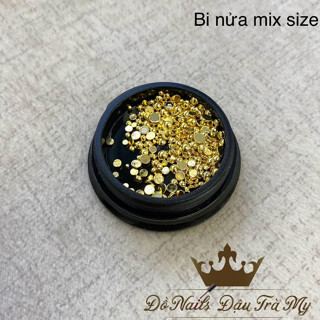 Phụ kiện nail - Hũ bi sắt nửa