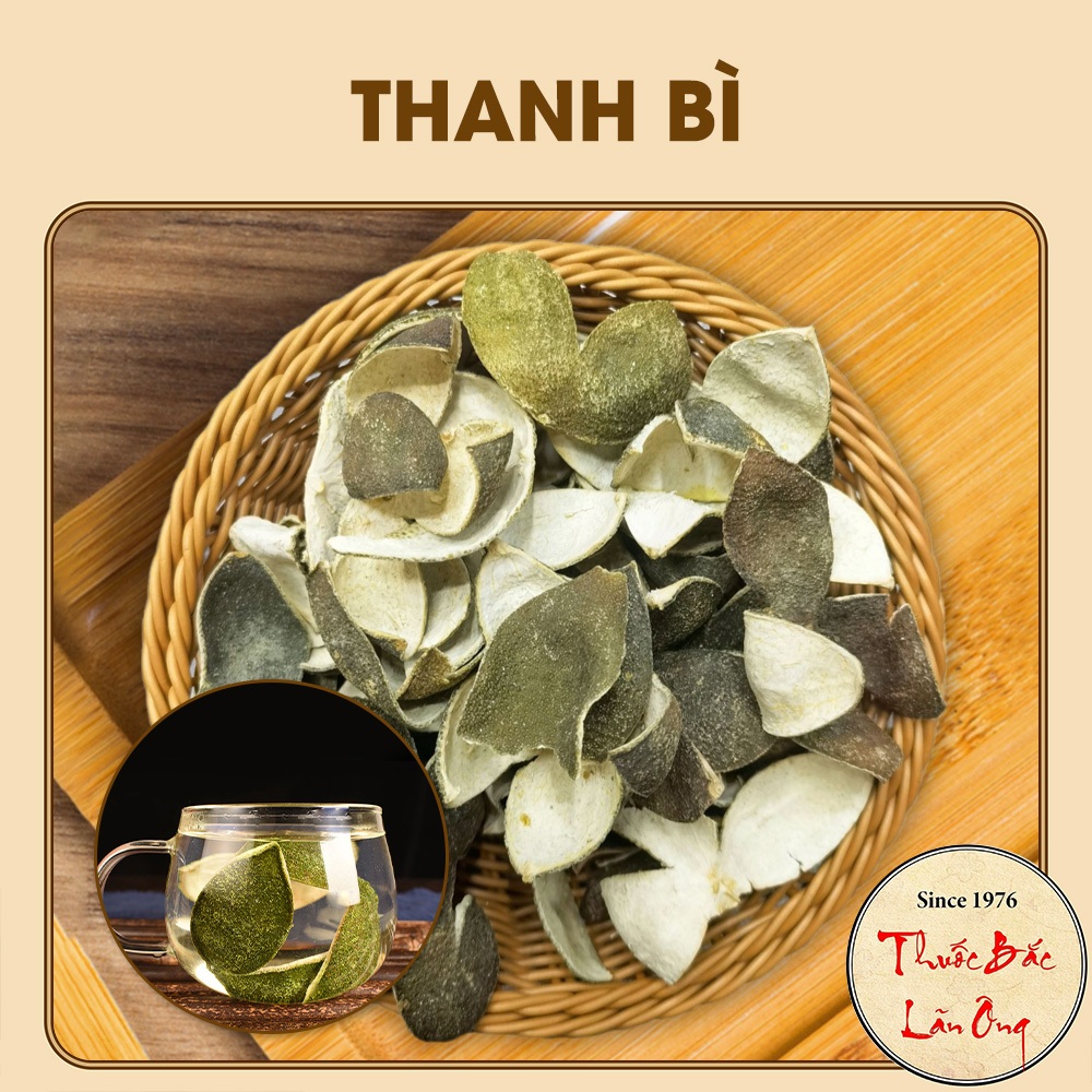 Thanh bì 100g, vỏ chanh khô, thơm, sạch - Lãn Ông