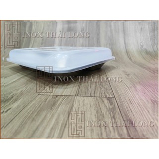 [Có sẵn] [Rẻ vô địch] [Ảnh thật] [Chính hãng] Khay Cơm  Inox 4 Ngăn Nhỏ