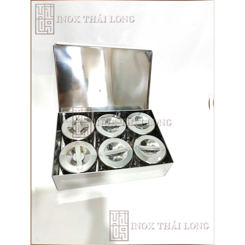 HỘP ĐỰNG bộ lưu mẫu thức ăn / hủ gòn inox 304 đủ size (có bán lẻ) [Ảnh thật] [Có sẵn] [Rẻ vô địch]