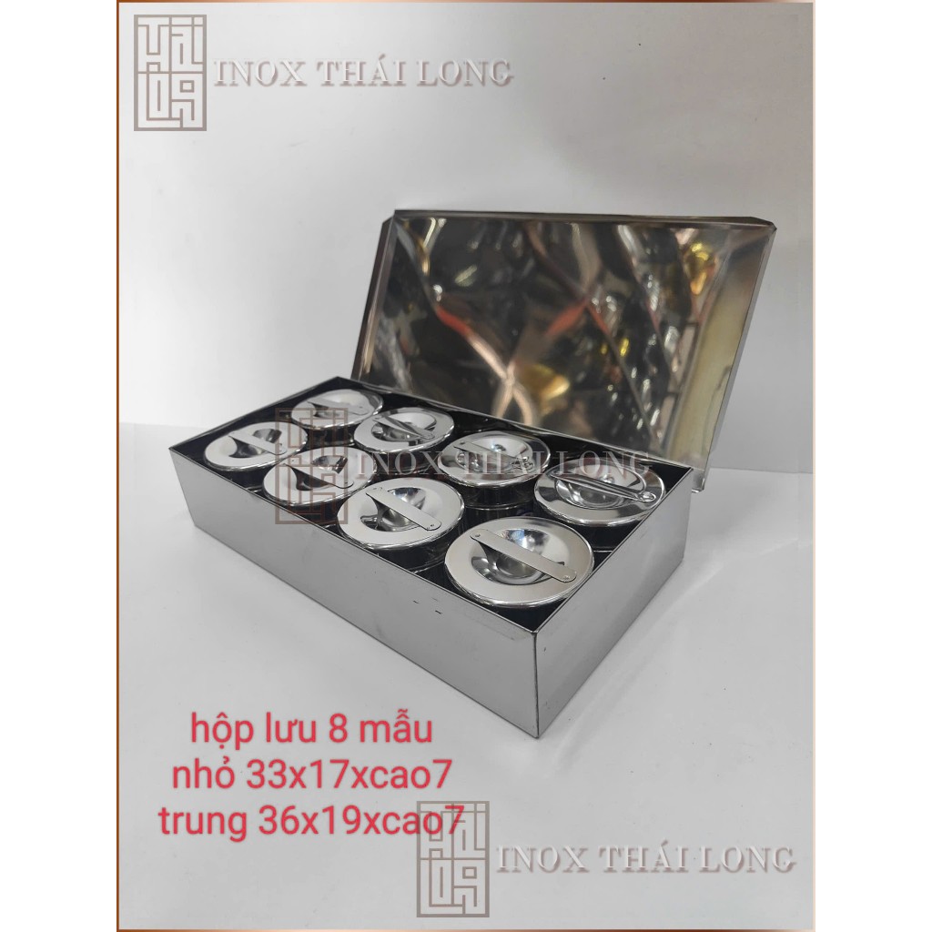 HỘP ĐỰNG bộ lưu mẫu thức ăn / hủ gòn inox 304 đủ size (có bán lẻ) [Ảnh thật] [Có sẵn] [Rẻ vô địch]