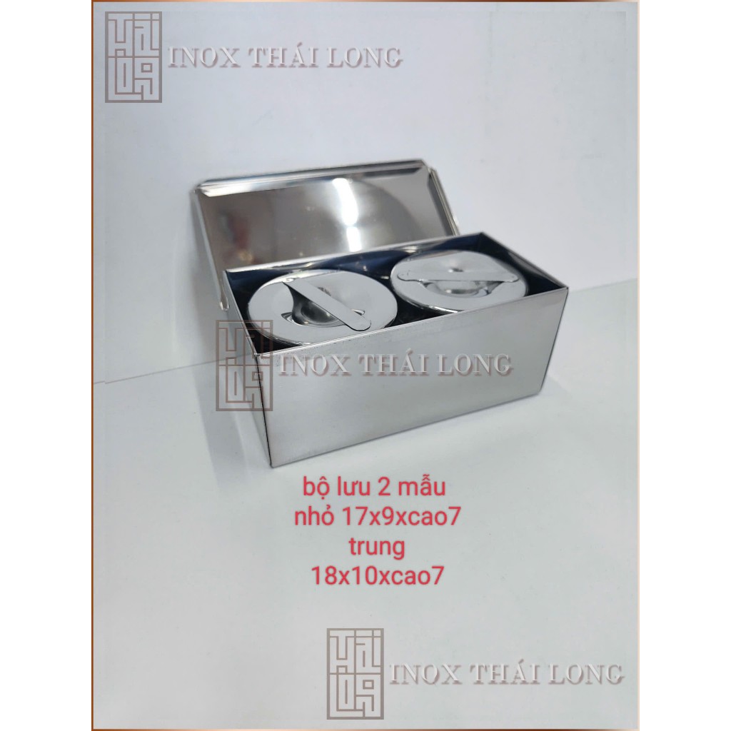HỘP ĐỰNG bộ lưu mẫu thức ăn / hủ gòn inox 304 đủ size (có bán lẻ) [Ảnh thật] [Có sẵn] [Rẻ vô địch]