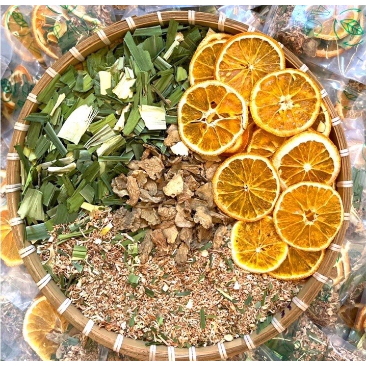 Trà Cam Sả Lá Dứa Bịch 100gram