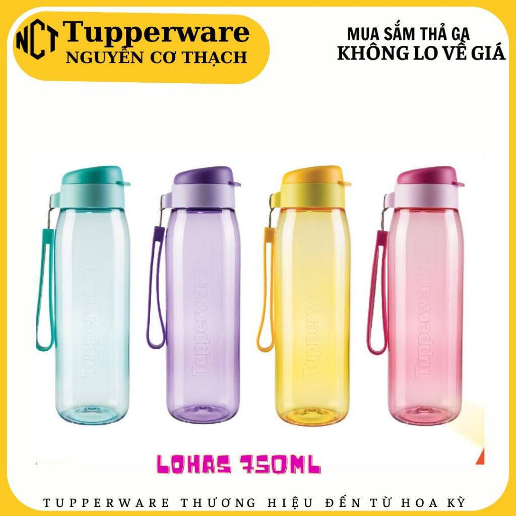 BÌNH LOHAS 750ML CHỊU NHIỆT 110 ĐỘ - TUPPERWARE CHÍNH HÃNG