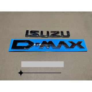 logo chữ ISUZU DMAX dán đuôi xe